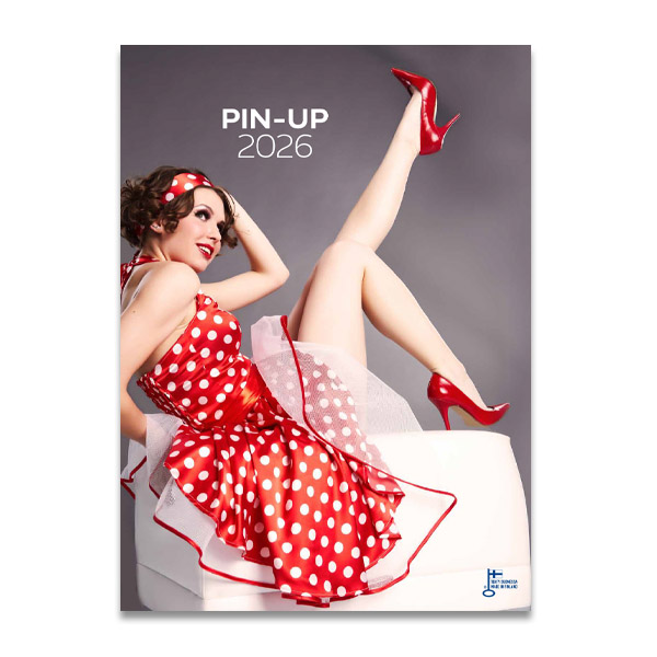 Pin-Up 2026 -seinäkalenteri